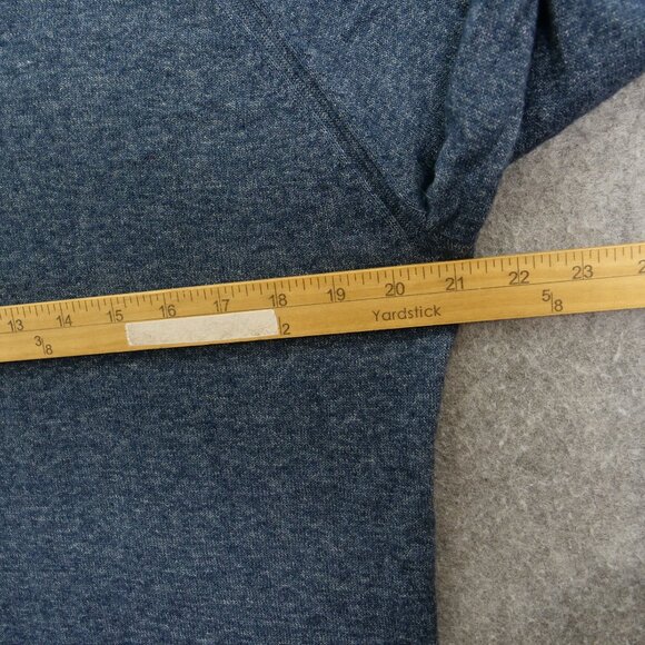 Banana Republic Sweater Mens Large Blue Pullover V-Neck Knit Long Sleeve - Picture 11 of 14